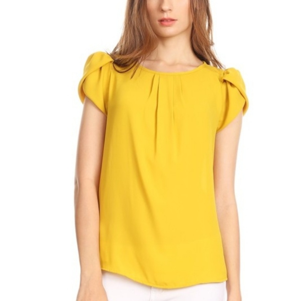 🌟Yellow mustard top